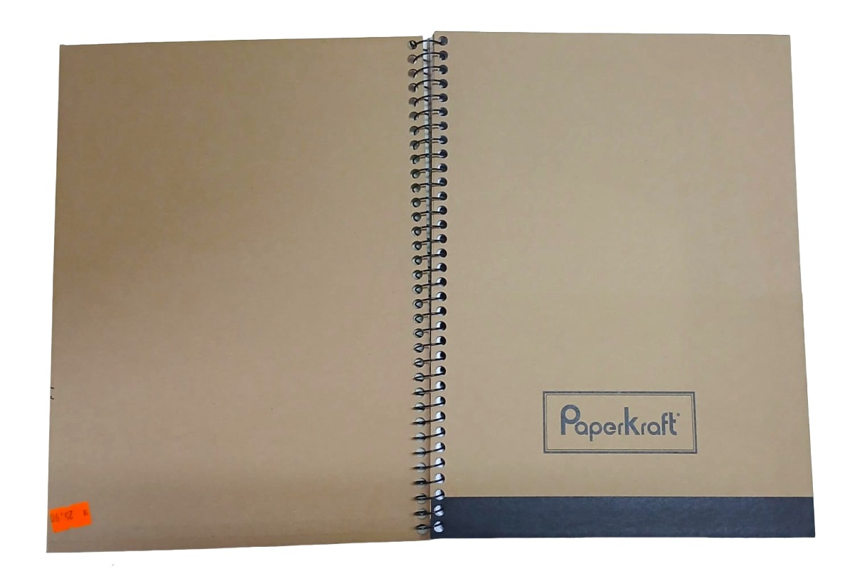 CADERNO 1X1 P�P�R KRAFT